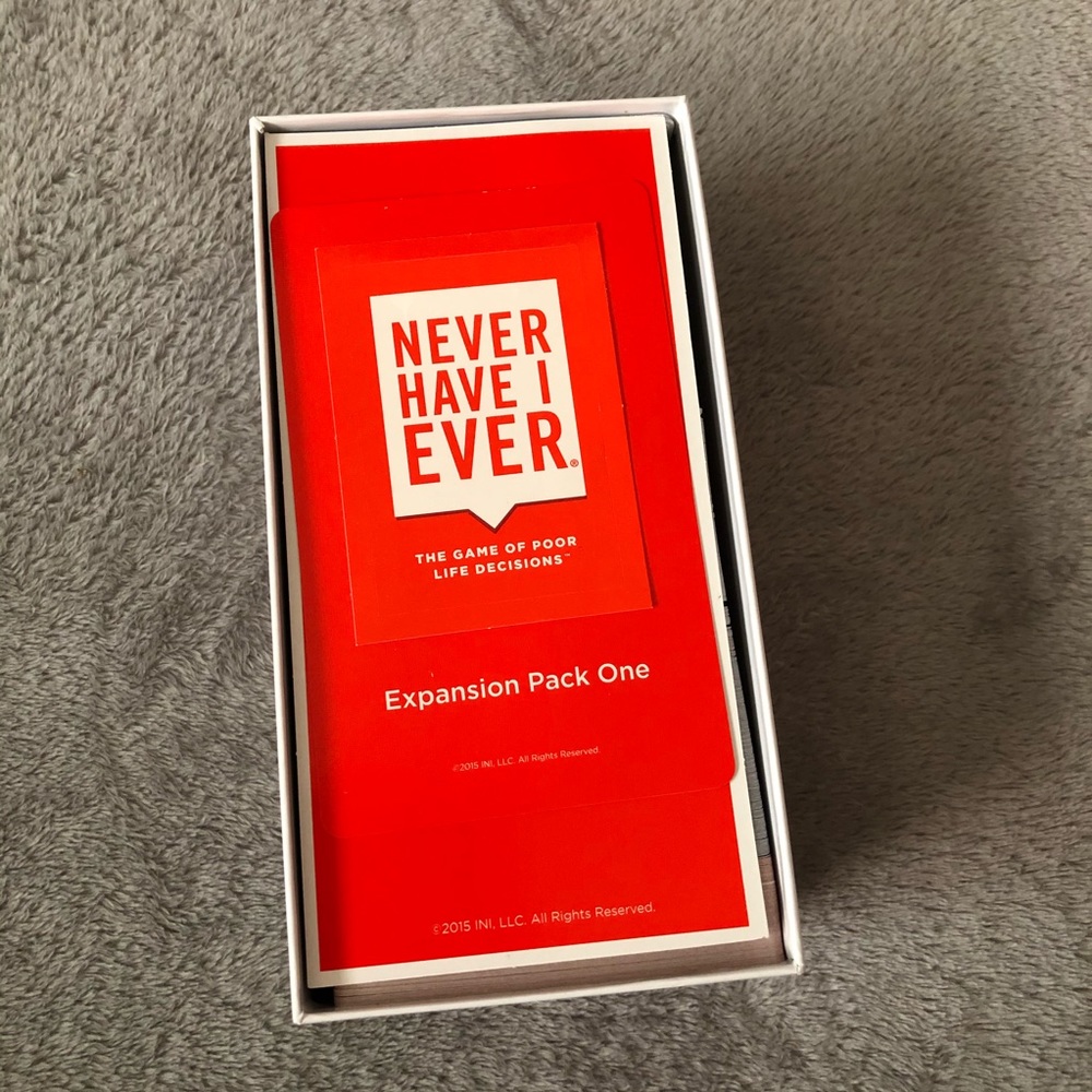 Never Have I Ever card game
